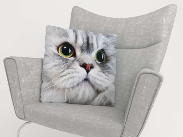 Pillowcase: GREY CAT