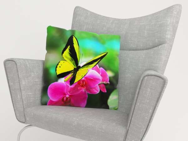 Pillowcase: YELLOW BUTTERFLY