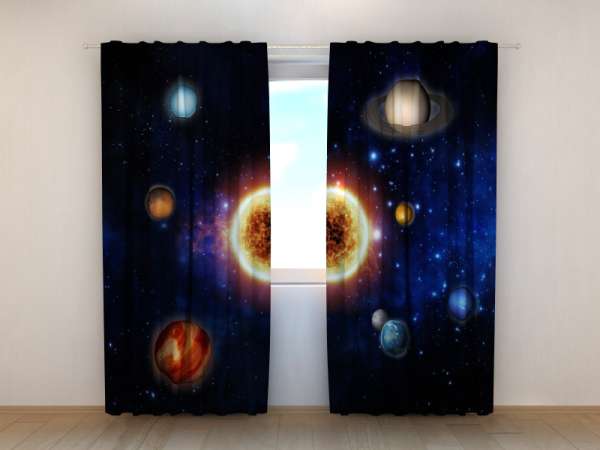 Photo curtain: SUN AND PLANETS