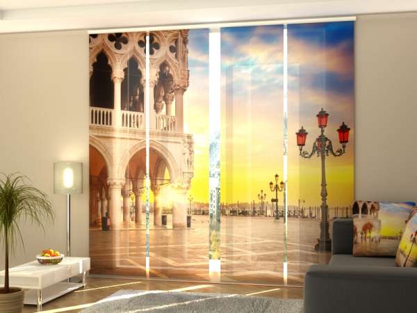 Sliding panel curtain (1-4 pts.): EVENING IN VENICE