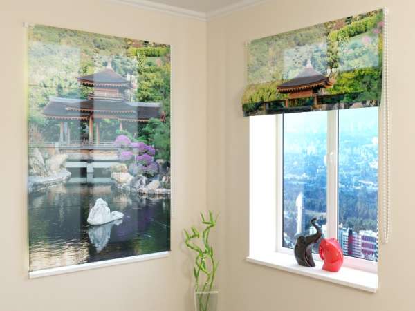 Roman blind: ORIENTAL ALCOVE