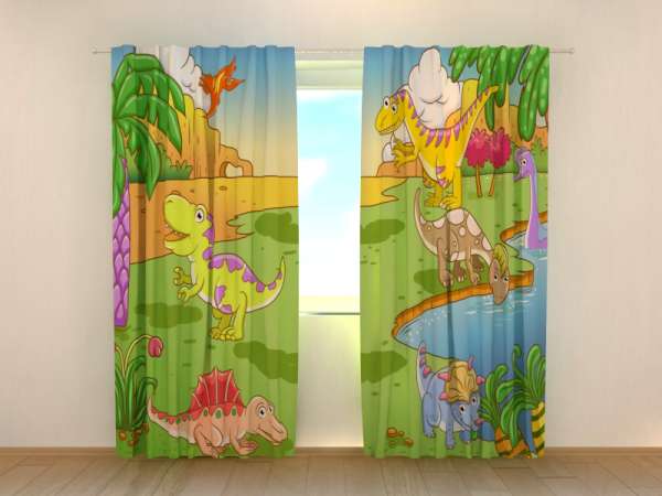 Photo curtain: LITTLE DINOSAURS