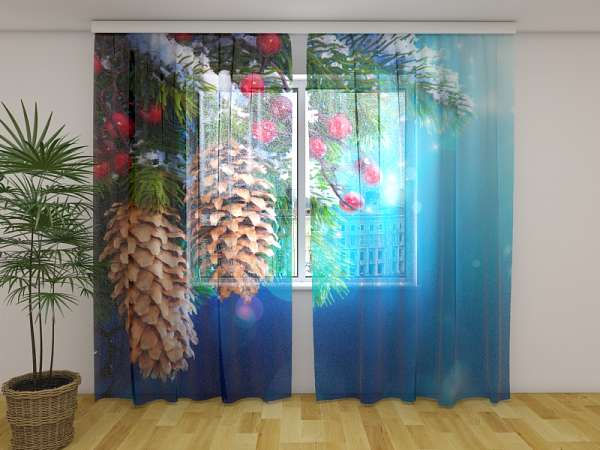 Chiffon curtain: CONES