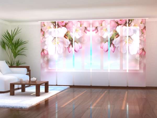 Sliding panel curtain (1-6 pts.): TWIG OF SPRING