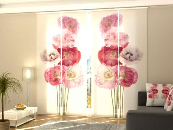 Sliding panel curtain (1-4 pts.): SCARLET SONG