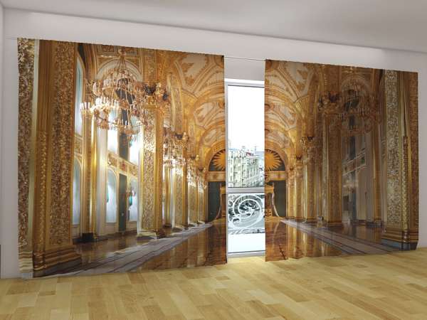 Panoramic curtain: THRONE HALL