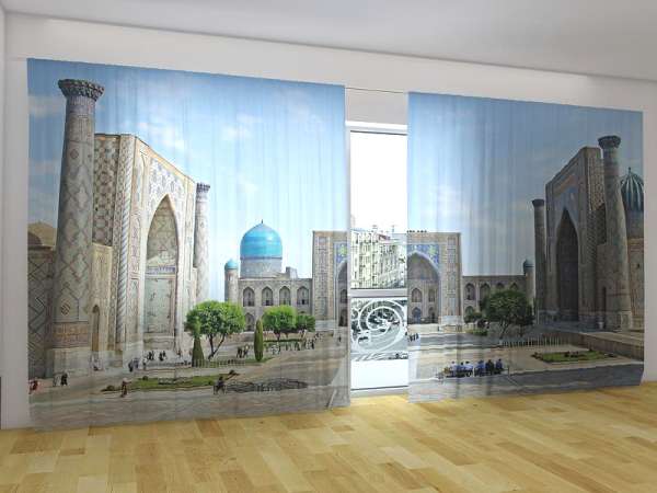 Panoramic curtain: SAMARKAND