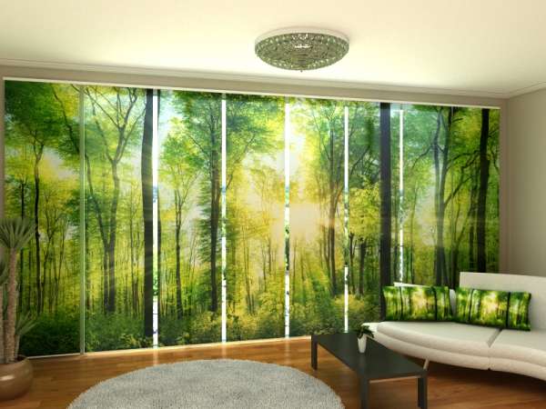 Sliding panel curtain (1-8 pts.): SUN RAYS