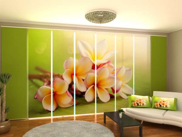 Sliding panel curtain (1-8 pts.): SPRING FLOWERS