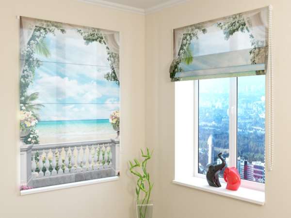 Roman blind: DELIGHTFUL VIEW