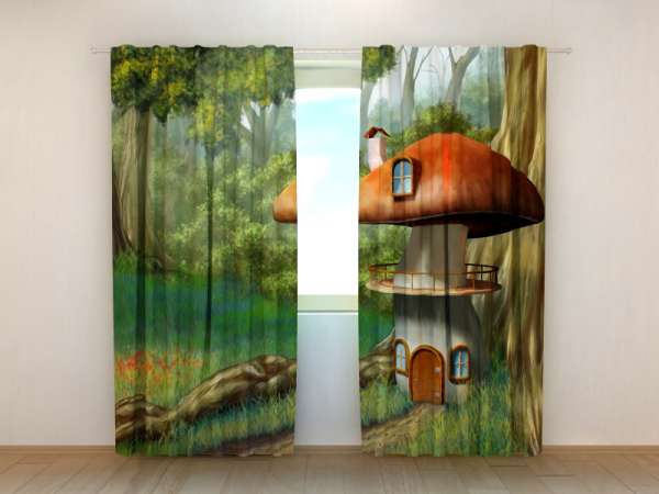 Photo curtain: FANTASTIC MUSHROOM