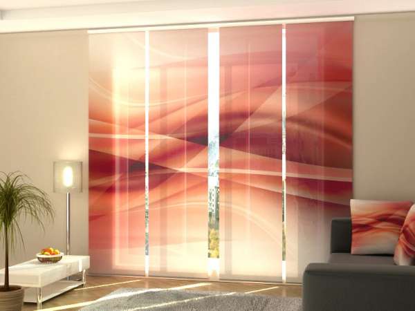 Sliding panel curtain (1-4 pts.): ABSTRACTIONS WAVES