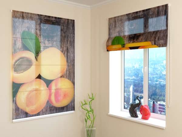 Roman blind: APRICOTS