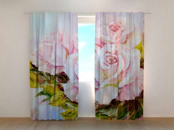 Photo curtain: ROSES TENDERNESS