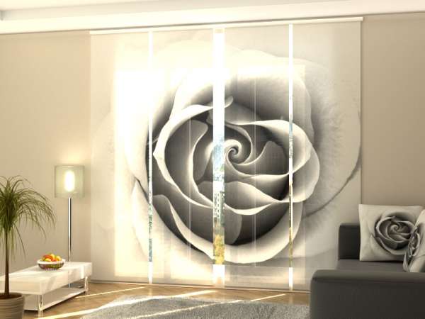 Sliding panel curtain (1-4 pts.): GREY ROSE