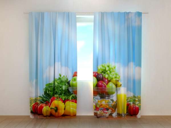 Photo curtain: FRUITS AND VEGETABLES