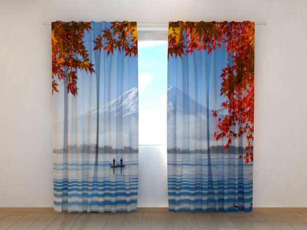 Photo curtain: FUJI AND KAWAGUCHIKO LAKE