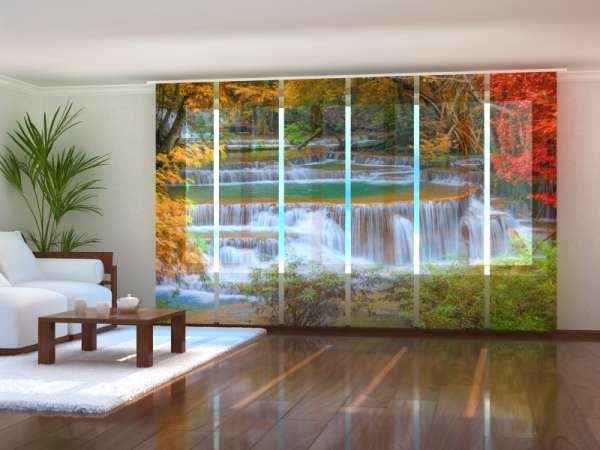 Sliding panel curtain (1-6 pts.): MAGIC AUTUMN