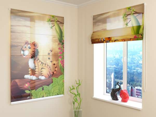 Roman blind: LITTLE TIGER