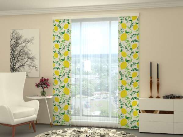 Sliding panel curtain (1-2 pts.): LEMONELLA