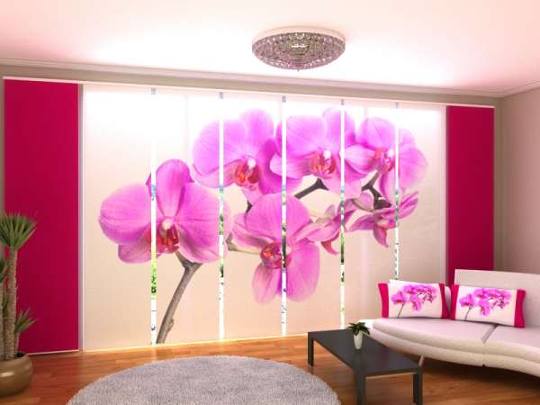 Sliding panel curtain (1-8 pts.): CRIMSON HAPPINESS