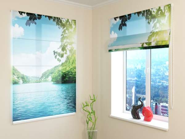 Roman blind: SILENT LAKE