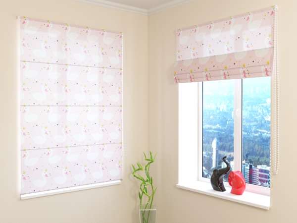 Roman blind: SWAN PRINCESS