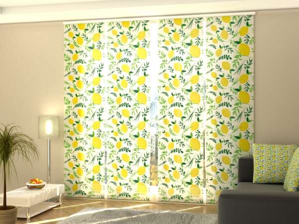 Sliding panel curtain (1-4 pts.): LEMONELLA