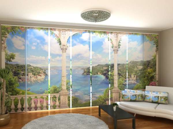 Sliding panel curtain (1-8 pts.): BEAUTIFUL CROATIA