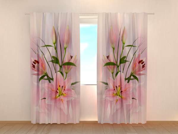 Photo curtain: PRINCESS LILIES