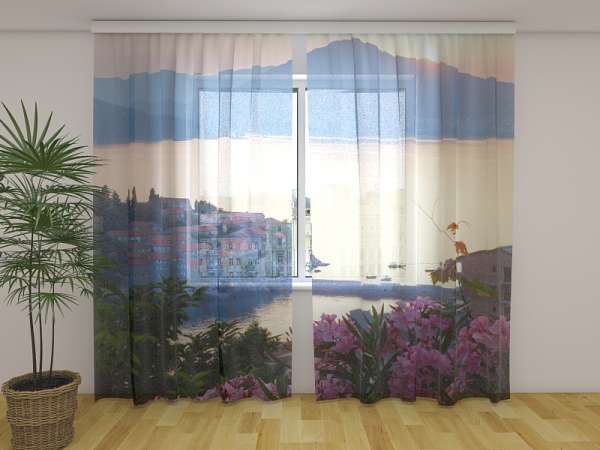 Chiffon curtain: SUNRISE