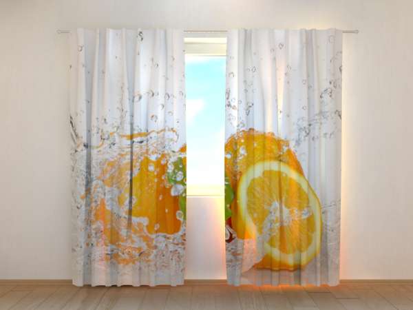 Photo curtain: JUICY ORANGE