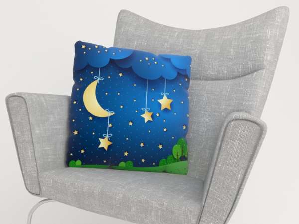 Pillowcase: MOON AND STARS