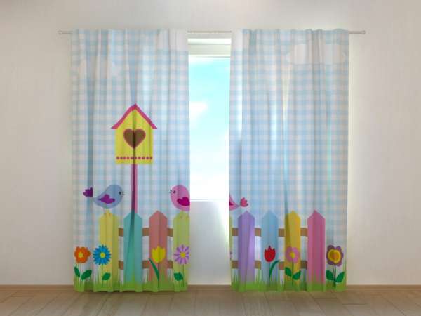 Photo curtain: LOVELY BIRDS