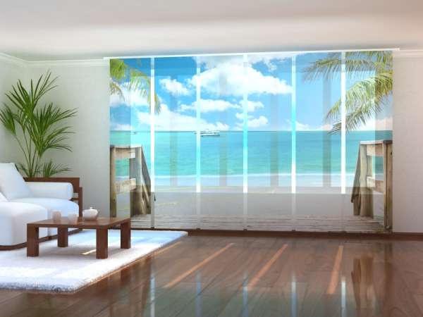 Sliding panel curtain (1-6 pts.): NEAR THE SEA