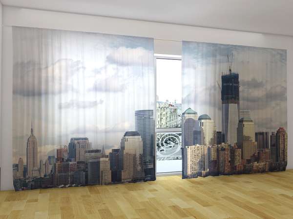 Panoramic curtain: SKYSCRAPERS