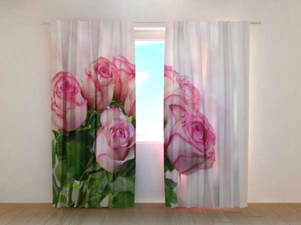 Photo curtain: PINK BUNCH