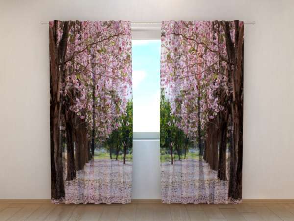 Photo curtain: WAYSIDE TREES IN PETALS