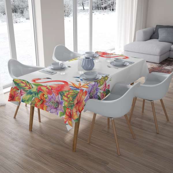 Tablecloth: TROPICAL FLAMINGO