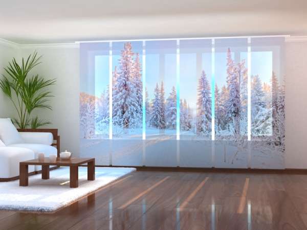 Sliding panel curtain (1-6 pts.): WINTER TALE