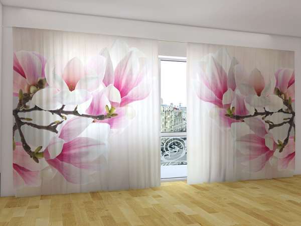 Panoramic curtain: SWEET MAGNOLIAS