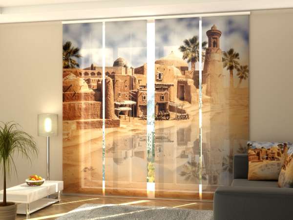 Sliding panel curtain (1-4 pts.): OLD FABULOUS CITY