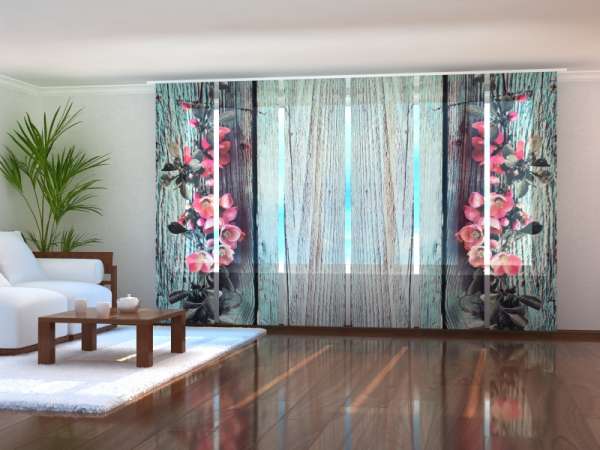 Sliding panel curtain (1-6 pts.): ELEGANT DUO