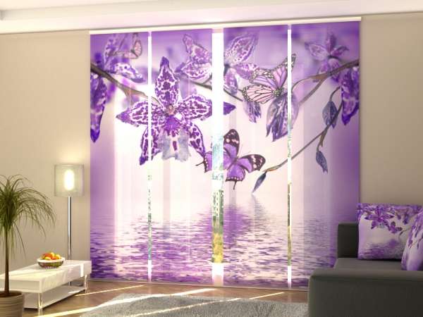 Sliding panel curtain (1-4 pts.): VIOLET ORCHID