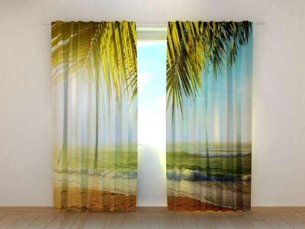 Photo curtain: PALM BRANCHES