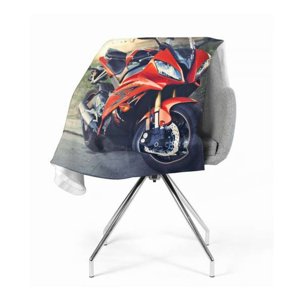 Fleece blanket: RED MOTORCYCLE