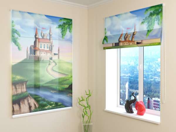 Roman blind: CASTLE FOR A PRINCESS