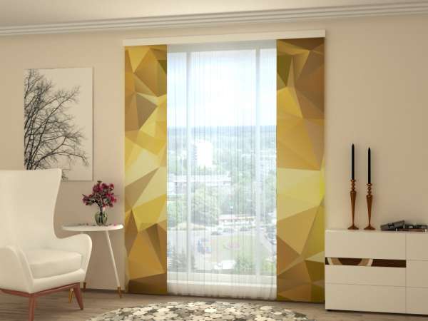 Sliding panel curtain (1-2 pts.): GOLDEN ABSTRACTION