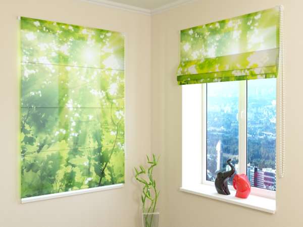 Roman blind: LEAVES 2