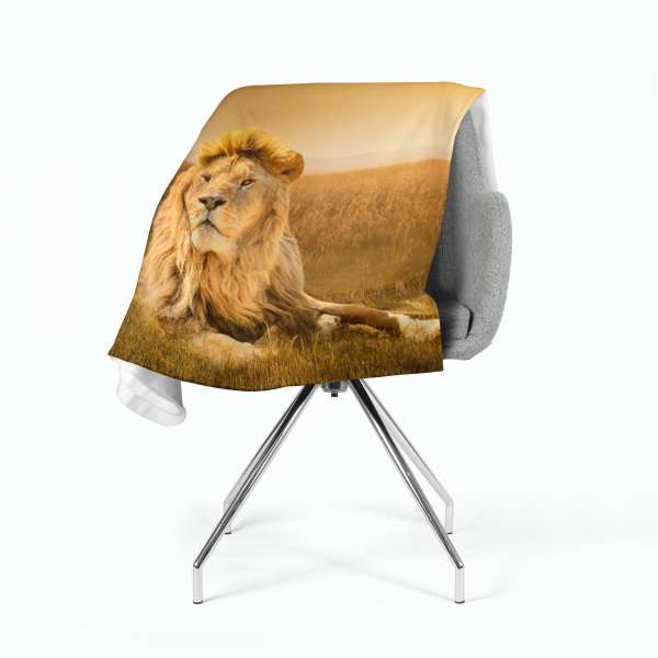 Fleece blanket: KING OF THE LIONS